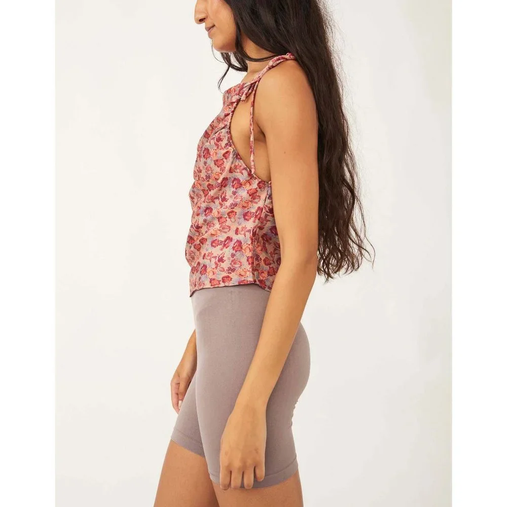 🎉LAST CHANCE🎉 NWT Free People Nights In Printed Cami / Fog Combo - Picture 3 of 7